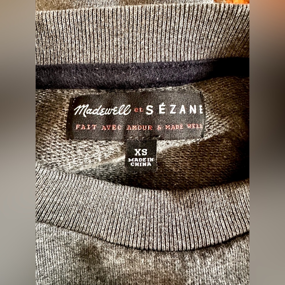 Madewell x Sézane  La Superbe Women’s Sweatshirt - Picture 7 of 8